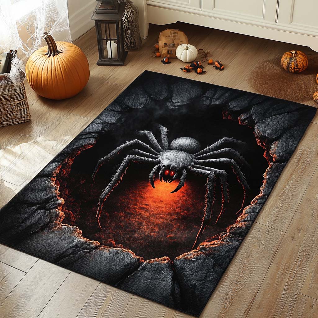 Spider Inferno Area Rug Entryway Christmas Decor Ideas Halloween Gifts For Teens