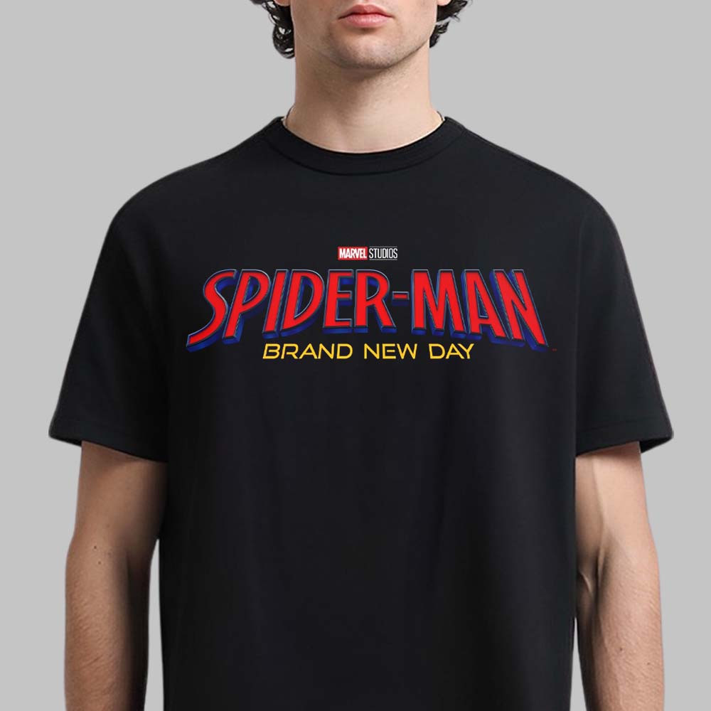 Spider Man Brand New Day Logo T-Shirt Marvel Studios Fan Merch Present For Fans