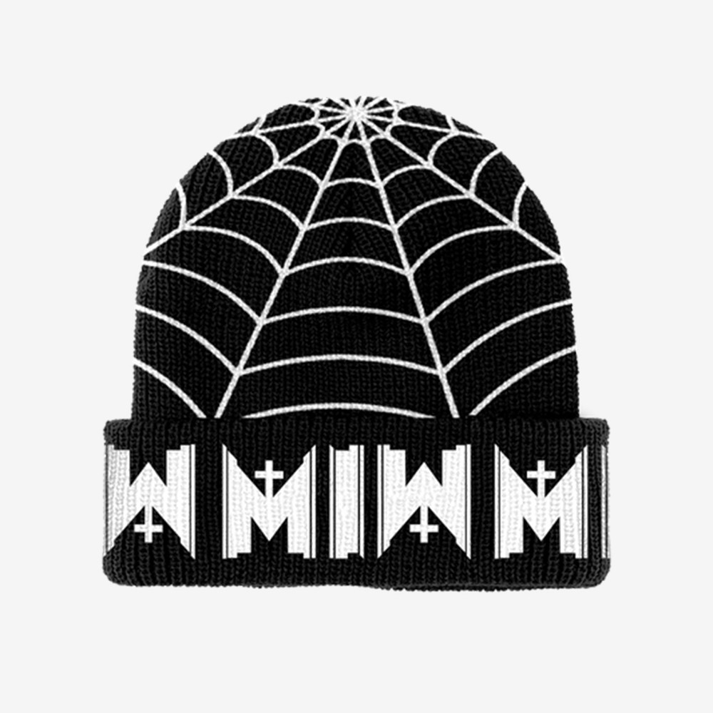 Spider Web Motionless In White Beanie Motionless In White Merch Gift For Friend