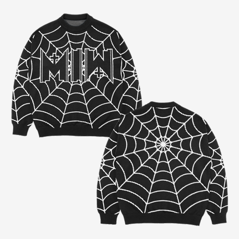 Spider Web Motionless In White Sweatshirt Metalcore Band Merch Motionless In White Gift