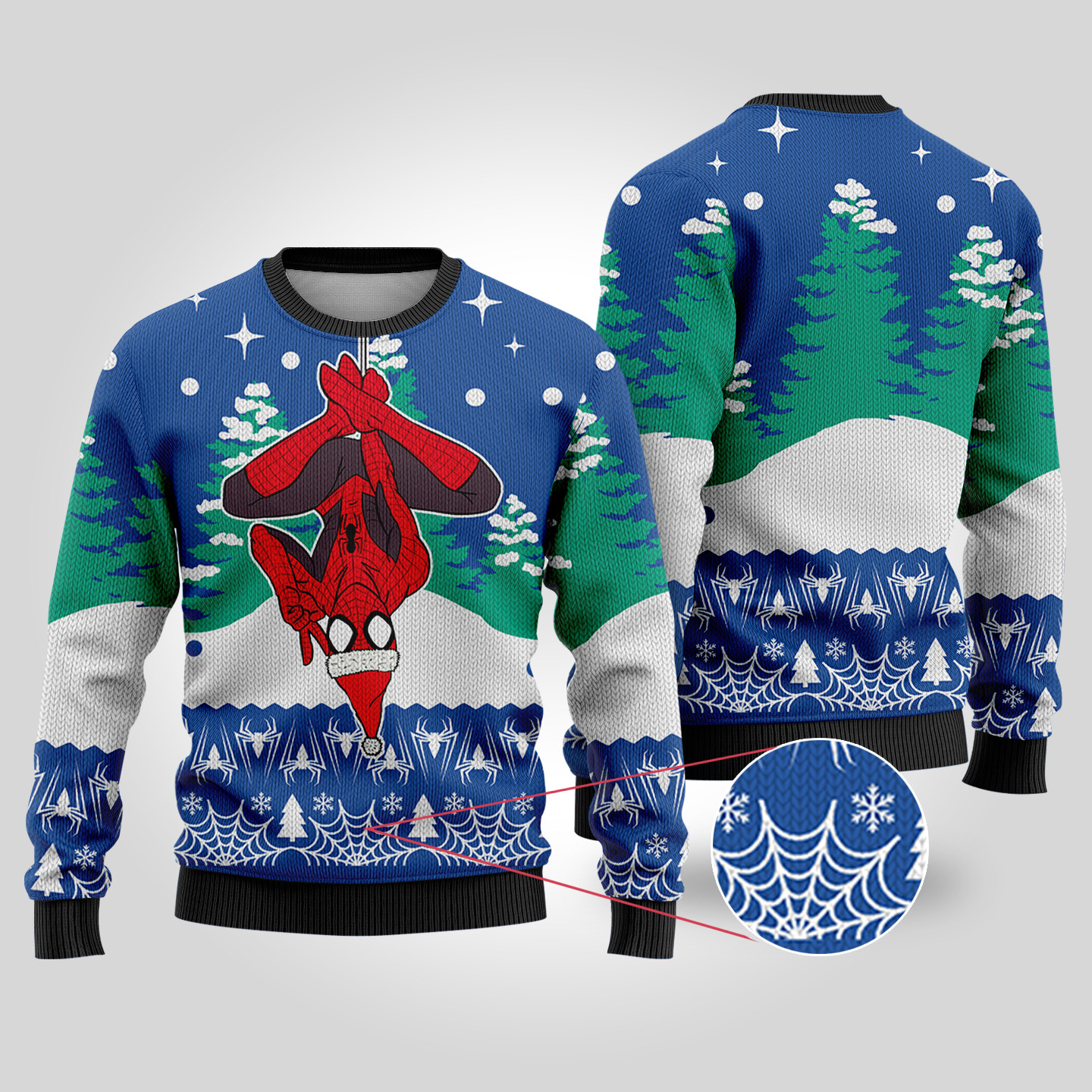 Spiderman Christmas Sweater Royal Perfect Winter Merch Gift for the Holiday Spirit