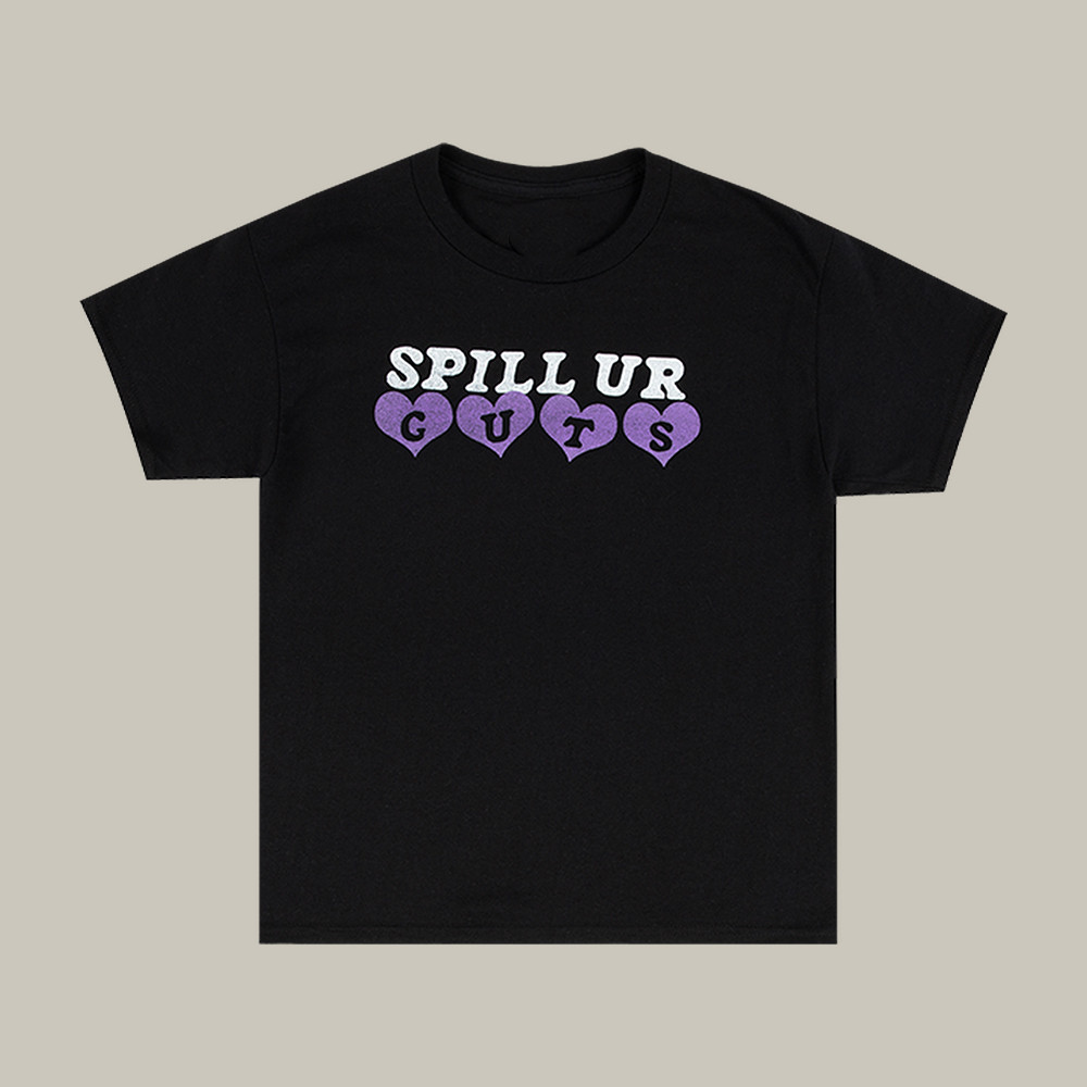 Spill Ur Guts Olivia Rodrigo T-Shirt Music Concert Tee Present For Olivia Rodrigo Lovers