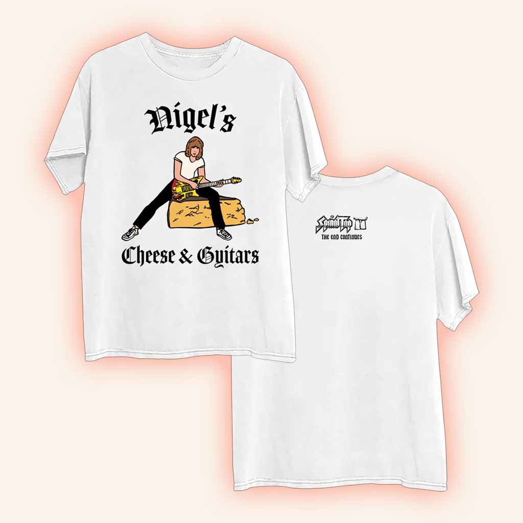 Spinal Tap Merch Nigel's Cheese And Guitars T-Shirt Birthday Presents For Friends Spinal Tap Merch Nigel's Cheese And Guitars T-Shirt Birthday Presents For Friends