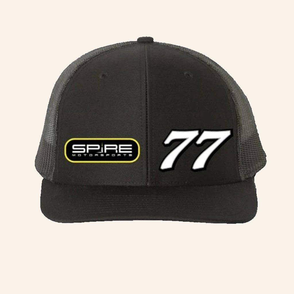 Spire Motorsports Merch Trucker Snapback Hat Spire Motorsports 77 Cap Spire Motorsports Merch Trucker Snapback Hat Spire Motorsports 77 Cap