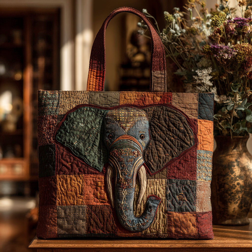 Spirit Giant Quilted Tote Bag Womens Elephant Gifts For Her