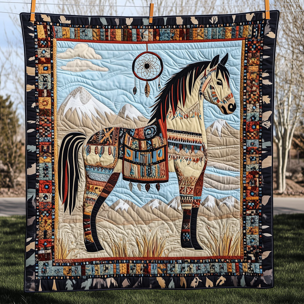 Spirit Horse Dreamer Quilt Blanket Christmas Gifts For Horse Owners