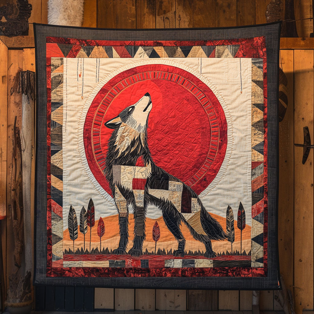 Spirit Howl Wolf Quilt Soft Quilt Blanket to Add Style and Warmth