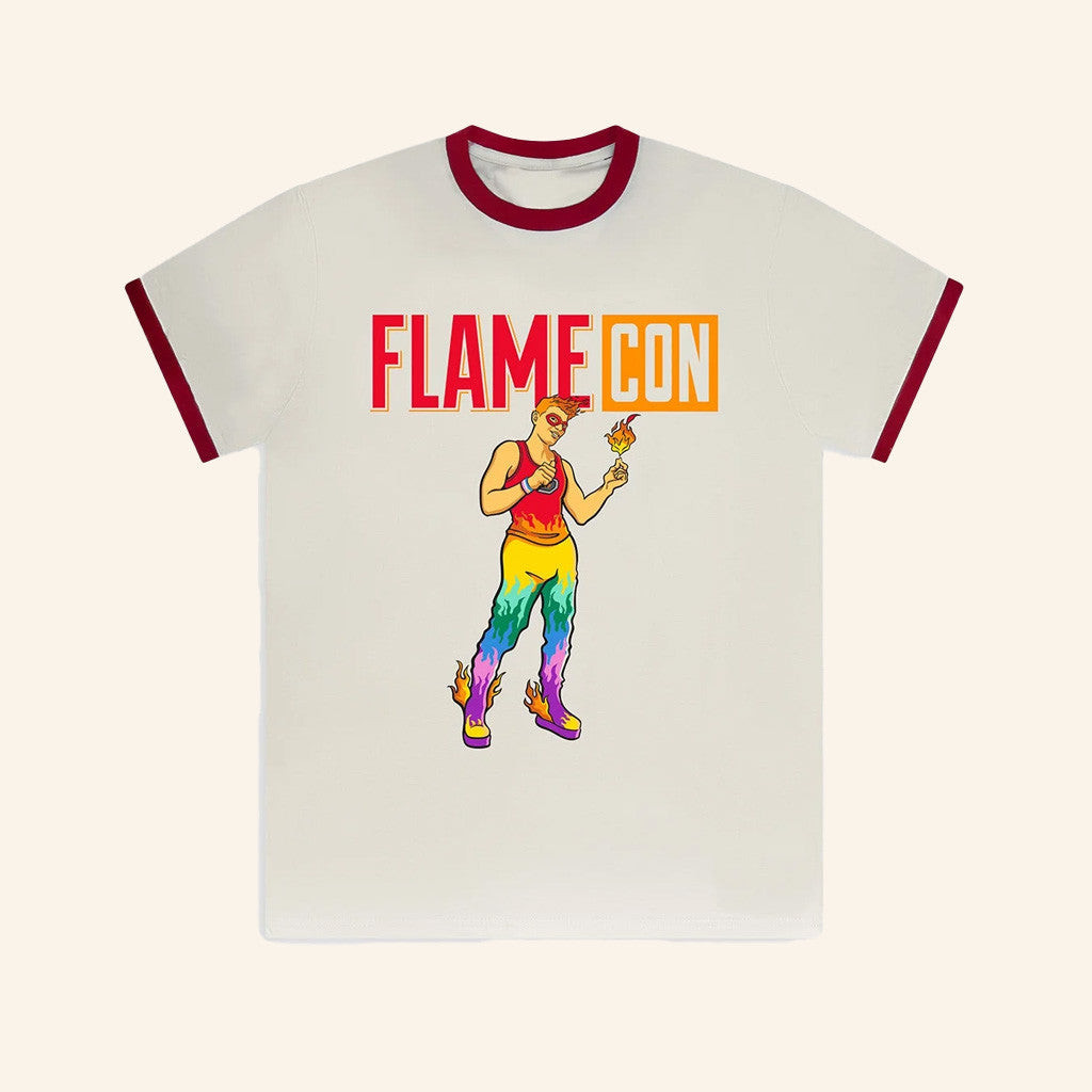 Spirit Jersey Merch Flame Con Everyday Ringer T-Shirt Gifts For Besties Spirit Jersey Merch Flame Con Everyday Ringer T-Shirt Gifts For Besties