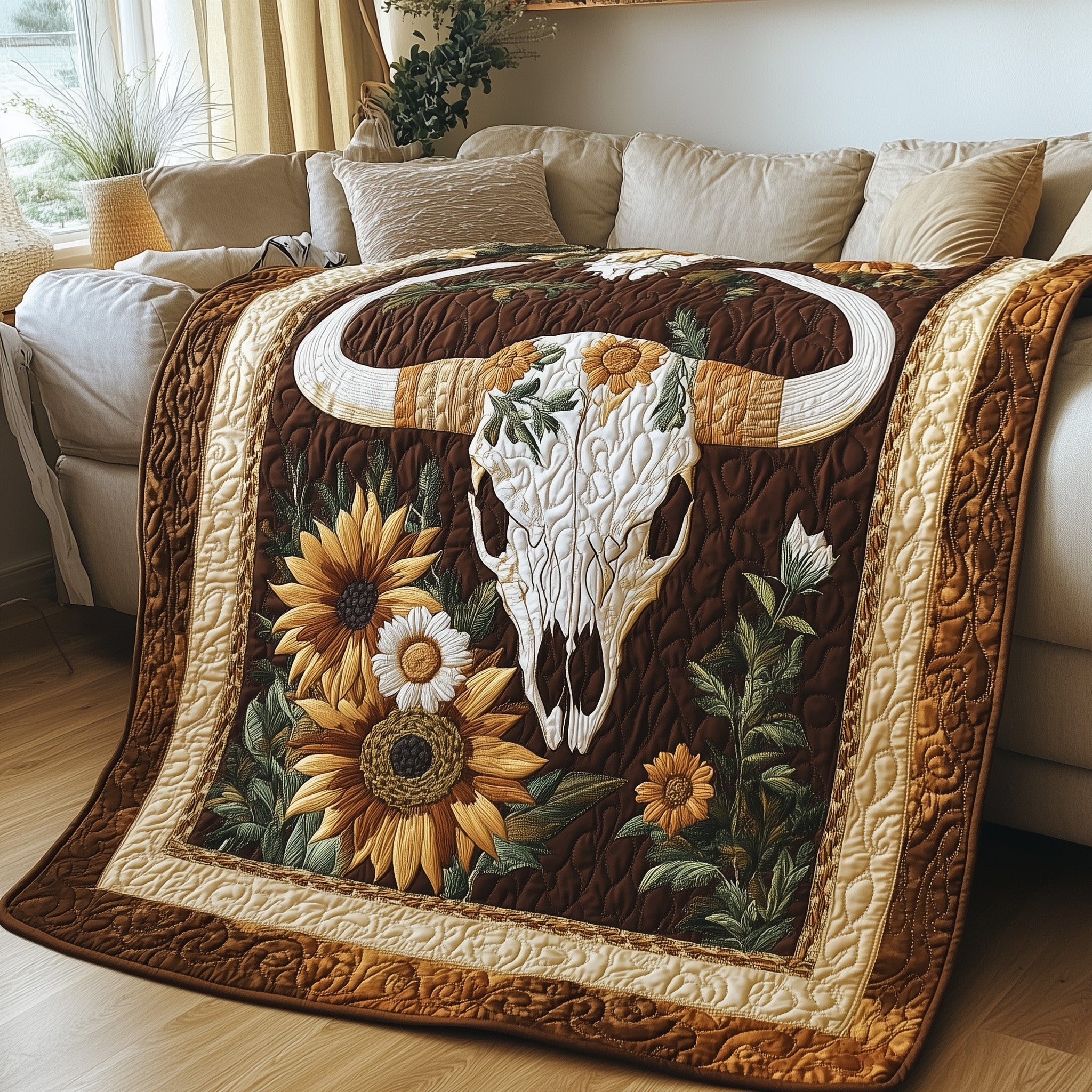 Spirit of the West Quilted Blanket Nice Throw BlanketChristmas Gifts For Adult Daughter