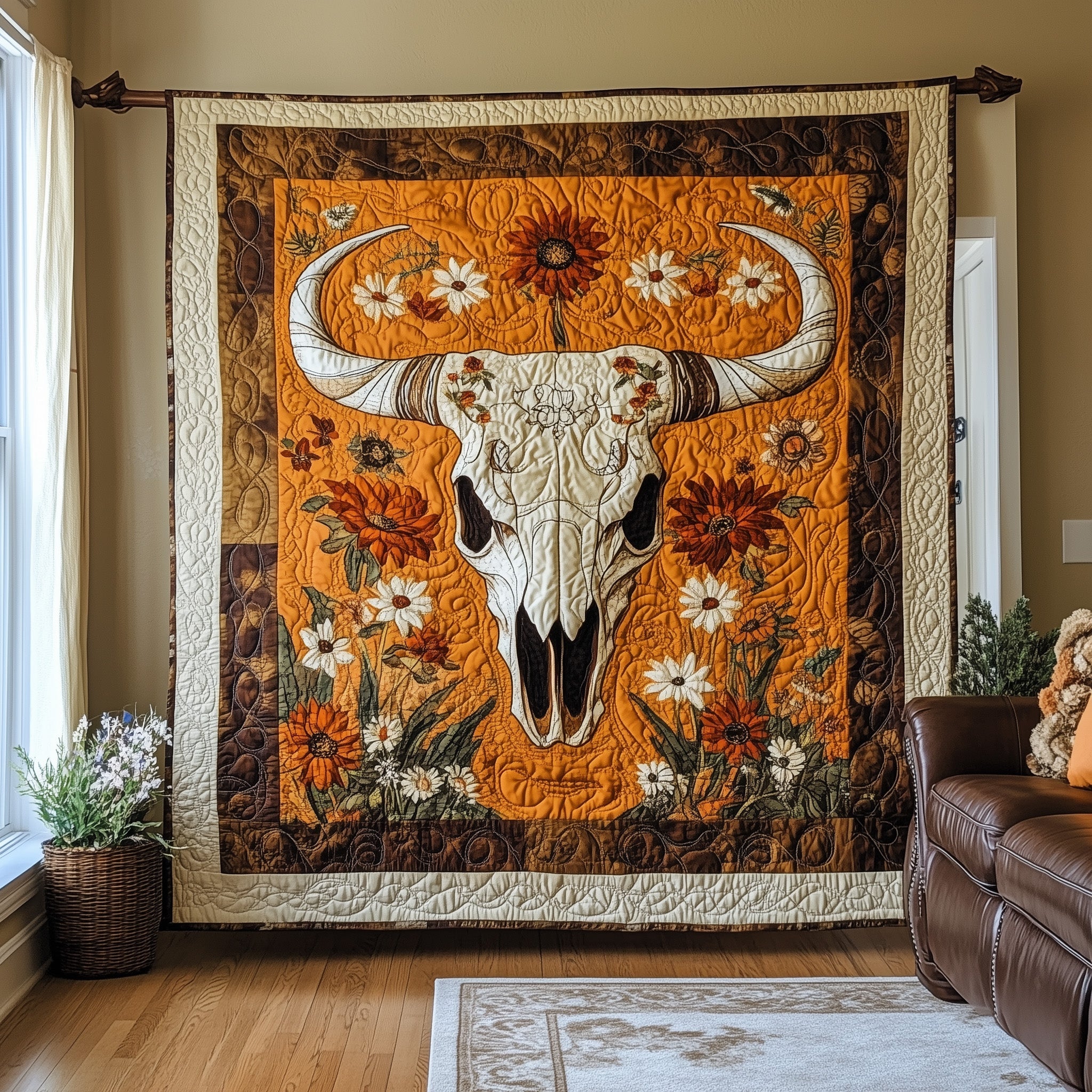Spirit of the West Quilted Blanket Nice Throw BlanketChristmas Present For Adult Daughter