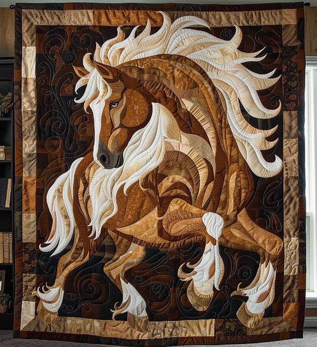 Spirit Of The Wild Quilted Blanket Horse Christmas Presents