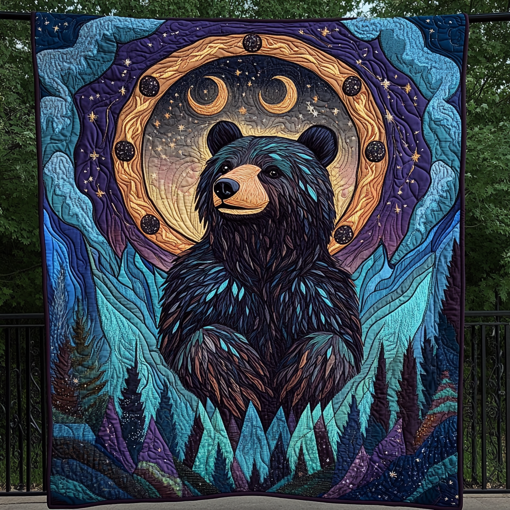 Spirit of the Wilderness Quilted Blanket Native American Gifts