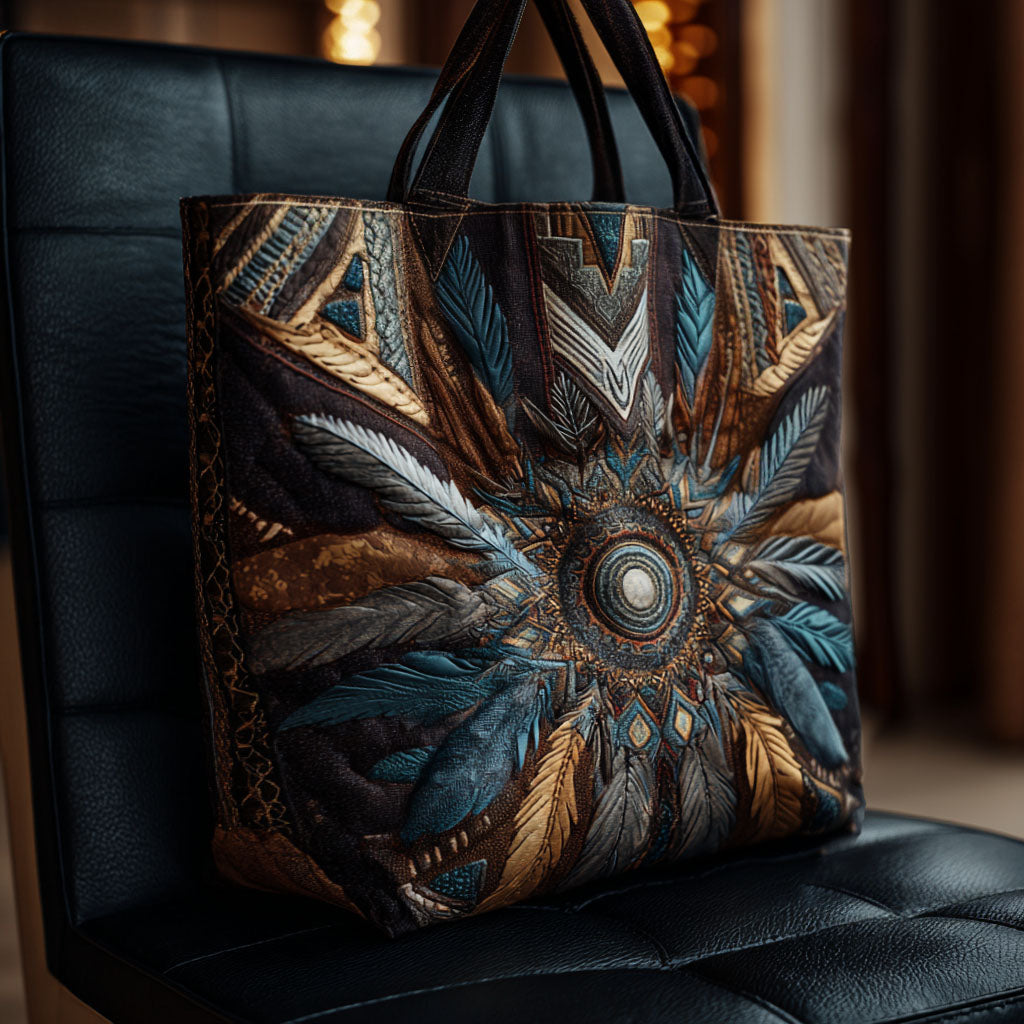 Spirit Path Quilted Tote Bag Unique Native American Gifts Ietms