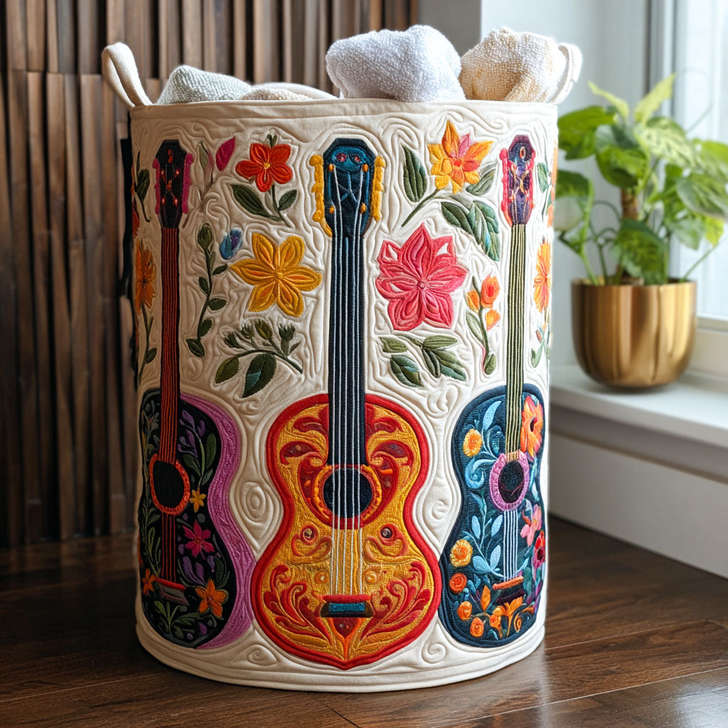 Spirit Riffs Quilted Laundry Basket Best Gift For Him