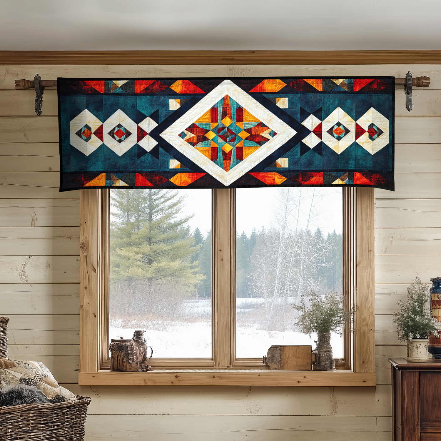 Spirit Threads Quilted Valance Front Door Idea Native American Gifts For Her