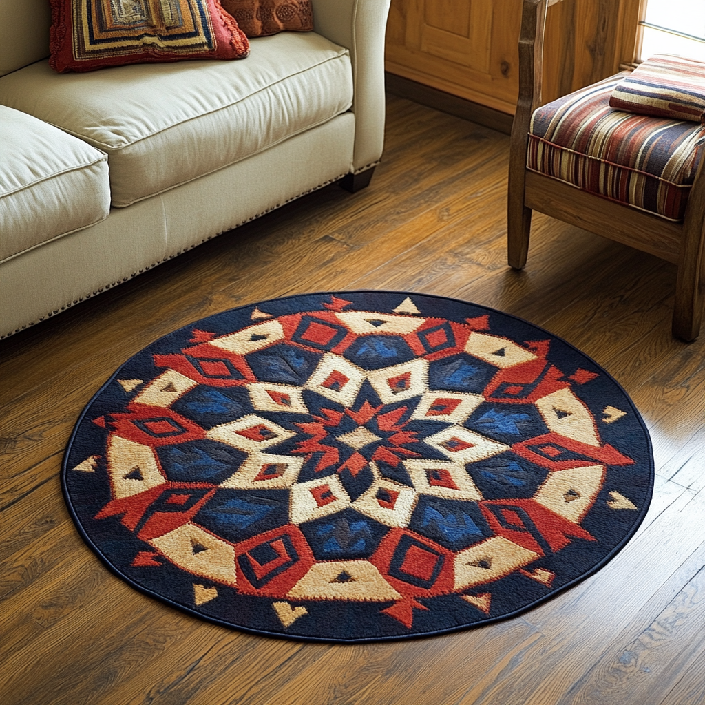 Spirit Weave Quilted Round Mat Front Door Idea Grandparent Christmas Gift Ideas