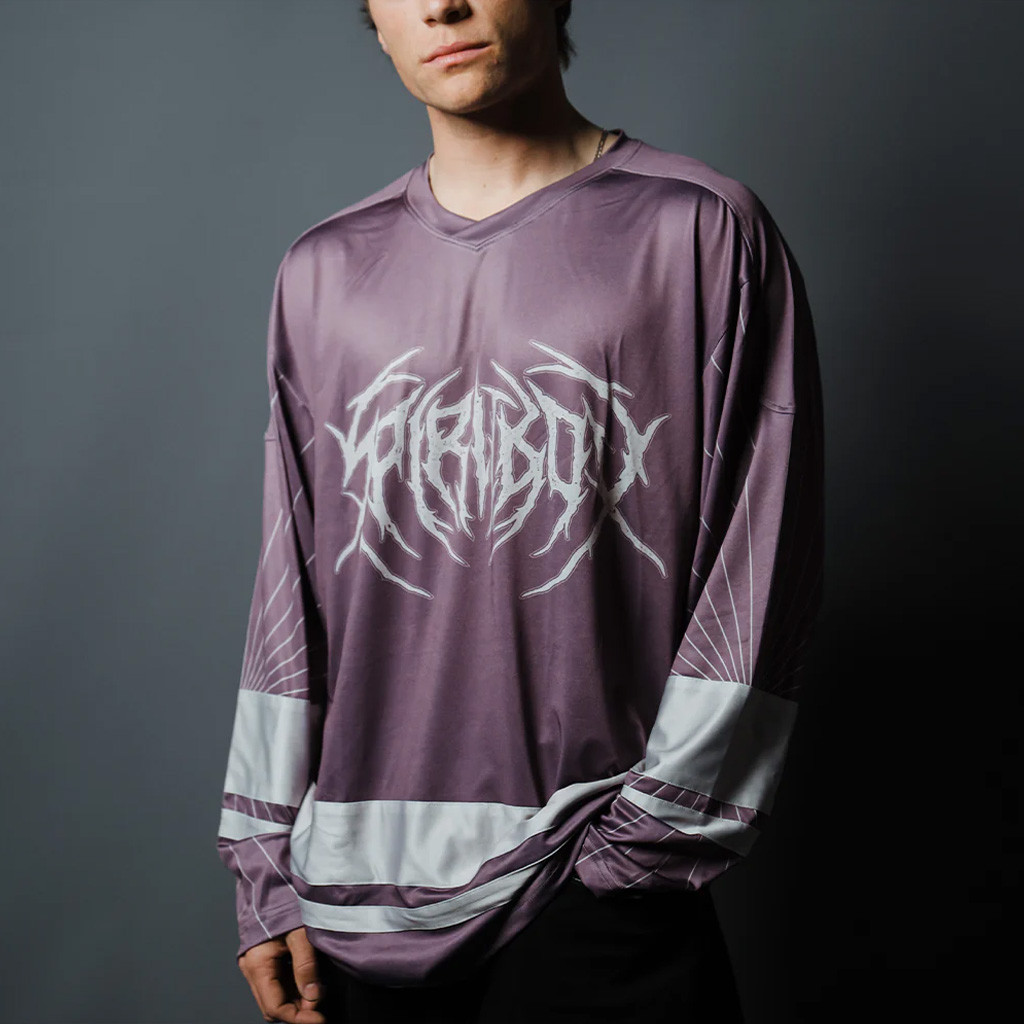 Spiritbox Merch Death Metal Hockey Jersey Plum Gifts For Music Lovers