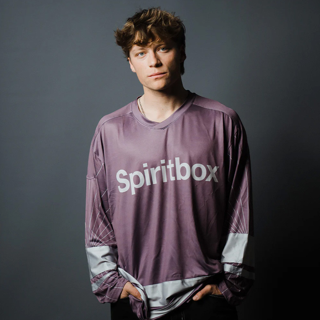 Spiritbox Merch Spell Out Hockey Jersey Plum Christmas Gifts For Music Fans Spiritbox Merch Spell Out Hockey Jersey Plum Christmas Gifts For Music Fans
