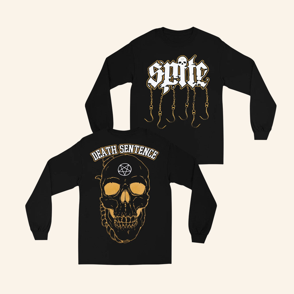 Spite Cult Merch Death Sentence Long Sleeve T-Shirt Gifts For Father Spite Cult Merch Death Sentence Long Sleeve T-Shirt Gifts For Father