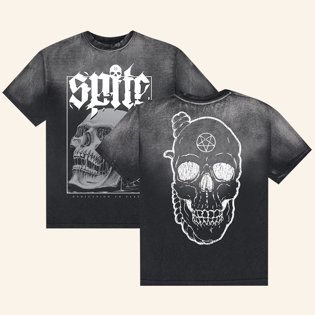 Spite Cult Merch Dedication To Flesh T-Shirt Christmas Gifts For Guys