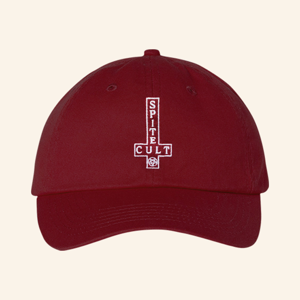 Spite Cult Merch Embroidered Cross Hat Christmas Present For Dad Spite Cult Merch Embroidered Cross Hat Christmas Present For Dad