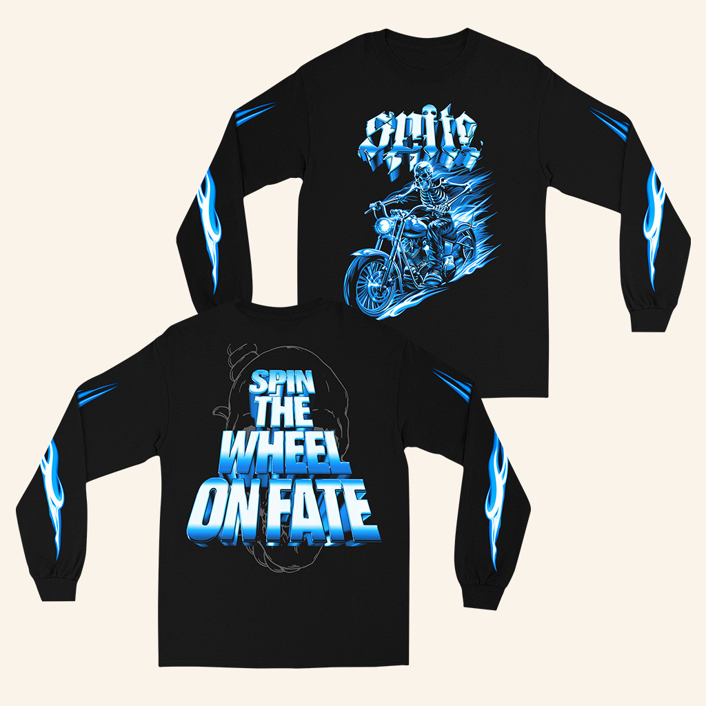 Spite Cult Merch Spin the Wheel Long Sleeve T-Shirt Christmas Presents For Son Spite Cult Merch Spin the Wheel Long Sleeve T-Shirt Christmas Presents For Son