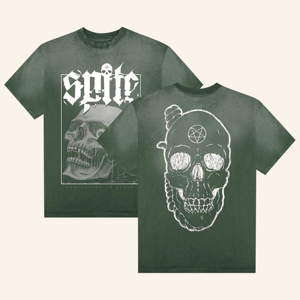 Spite Merch Dedication To Flesh Green T-Shirt Unique Gifts For Him Spite Merch Dedication To Flesh Green T-Shirt Unique Gifts For Him