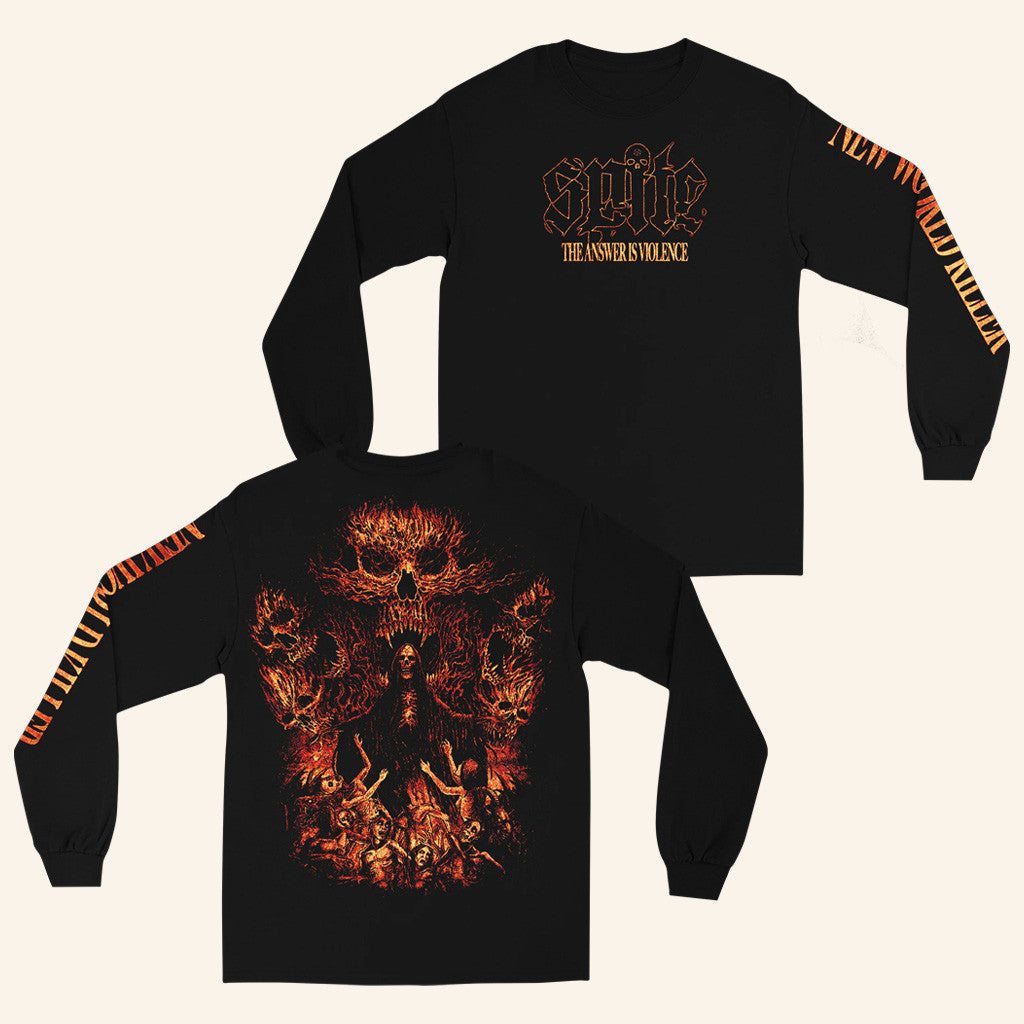 Spite Merch New World Killer Long Sleeve T-Shirt Present For Husband Spite Merch New World Killer Long Sleeve T-Shirt Present For Husband