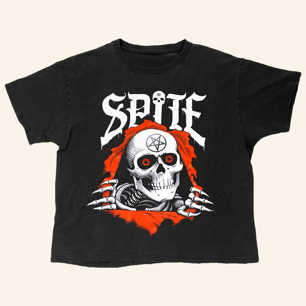 Spite Merch Skeleton T-Shirt Presents For Husband