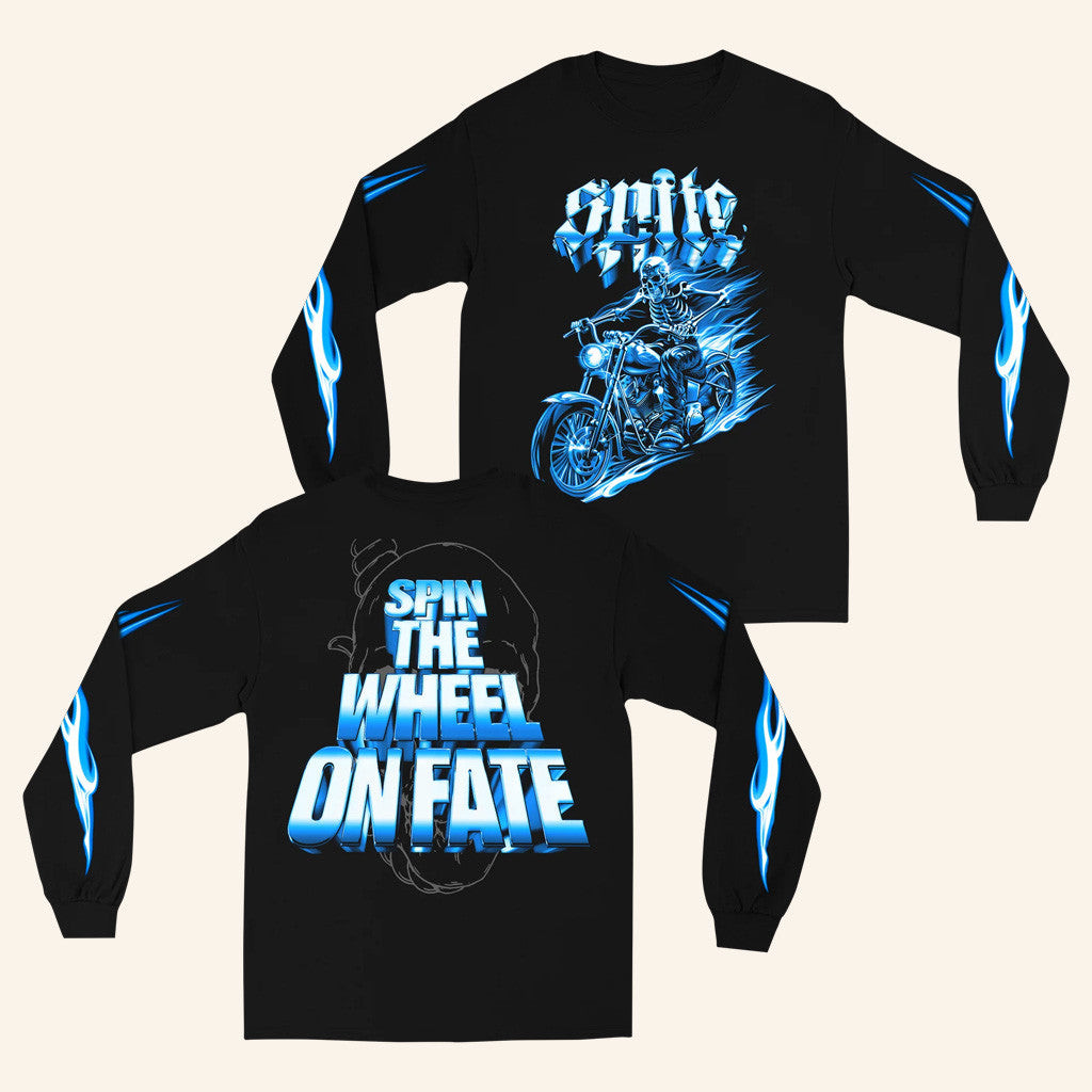 Spite Merch Spin The Wheel Long Sleeve T-Shirt Gifts For Him Spite Merch Spin The Wheel Long Sleeve T-Shirt Gifts For Him