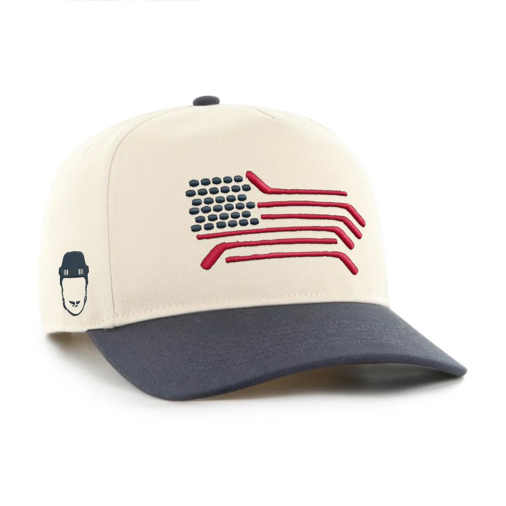Spittin Chiclets 47 Hockey Flag US Hockey Hat Barstool Sport Cap Unique Gift For Hockey Players