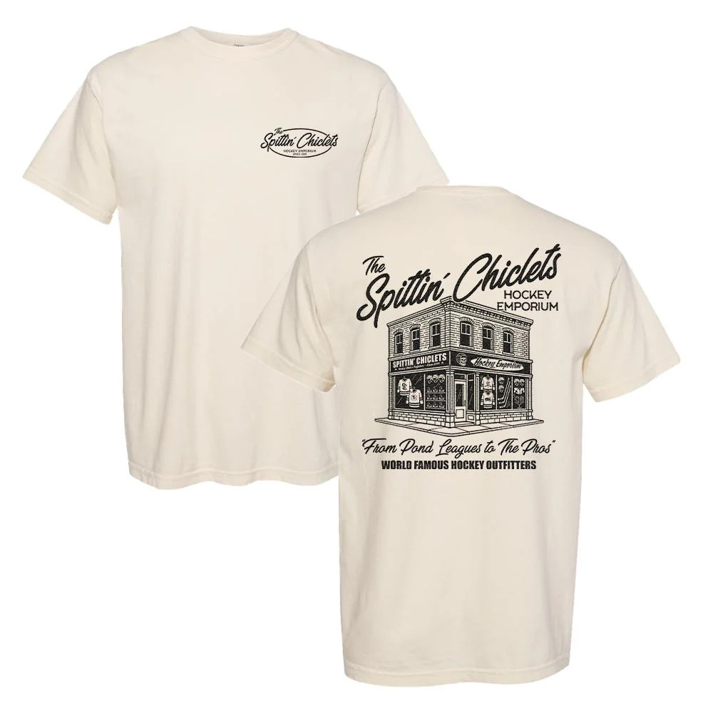 Spittin Chiclets Hockey Emporium T-Shirt Barstool Sports Clothes Best Gift For Men