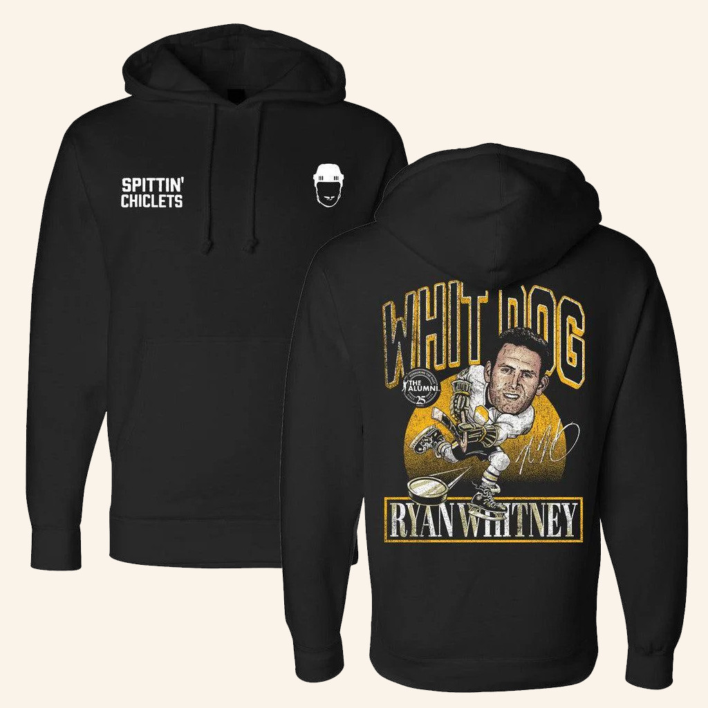 Spittin Chiclets Merch NHL Alumni Association Whit Dog Ryan Whitney Hoodie Ice Hockey Fan Gifts Spittin Chiclets Merch NHL Alumni Association Whit Dog Ryan Whitney Hoodie Ice Hockey Fan Gifts