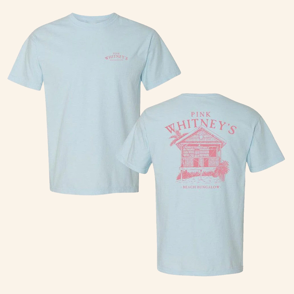 Spittin Chiclets Merch Pink Whitney's Beach Bungalow T-Shirt Best Gifts For Sister Spittin Chiclets Merch Pink Whitney's Beach Bungalow T-Shirt Best Gifts For Sister