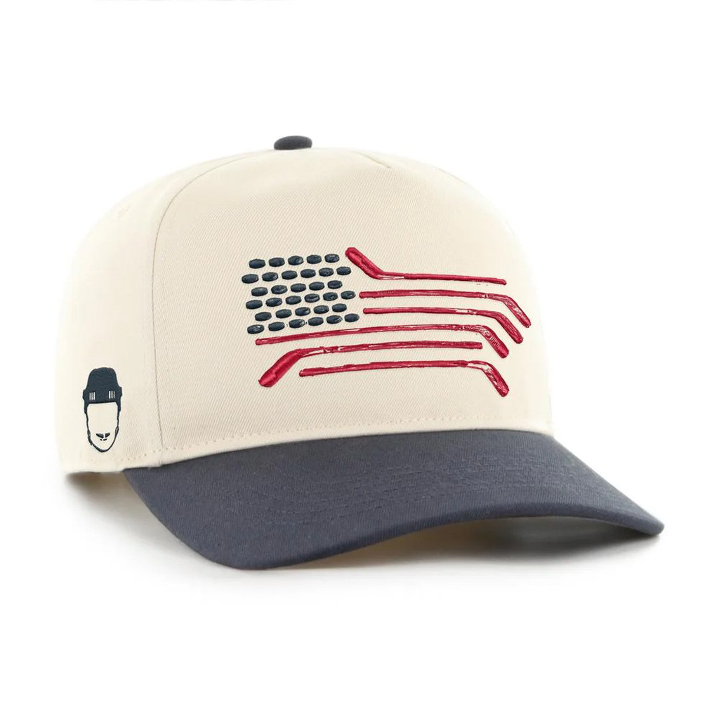 Spittin Chiclets Merch Spittin Chiclets Hockey Flag Embroidered Hat Unique Ice Hockey Gifts Spittin Chiclets Merch Spittin Chiclets Hockey Flag Embroidered Hat Unique Ice Hockey Gifts