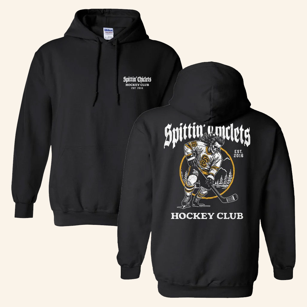 Spittin Chiclets Merch Spittin Chiclets Skullet Hoodie Ice Hockey Related Gifts Spittin Chiclets Merch Spittin Chiclets Skullet Hoodie Ice Hockey Related Gifts