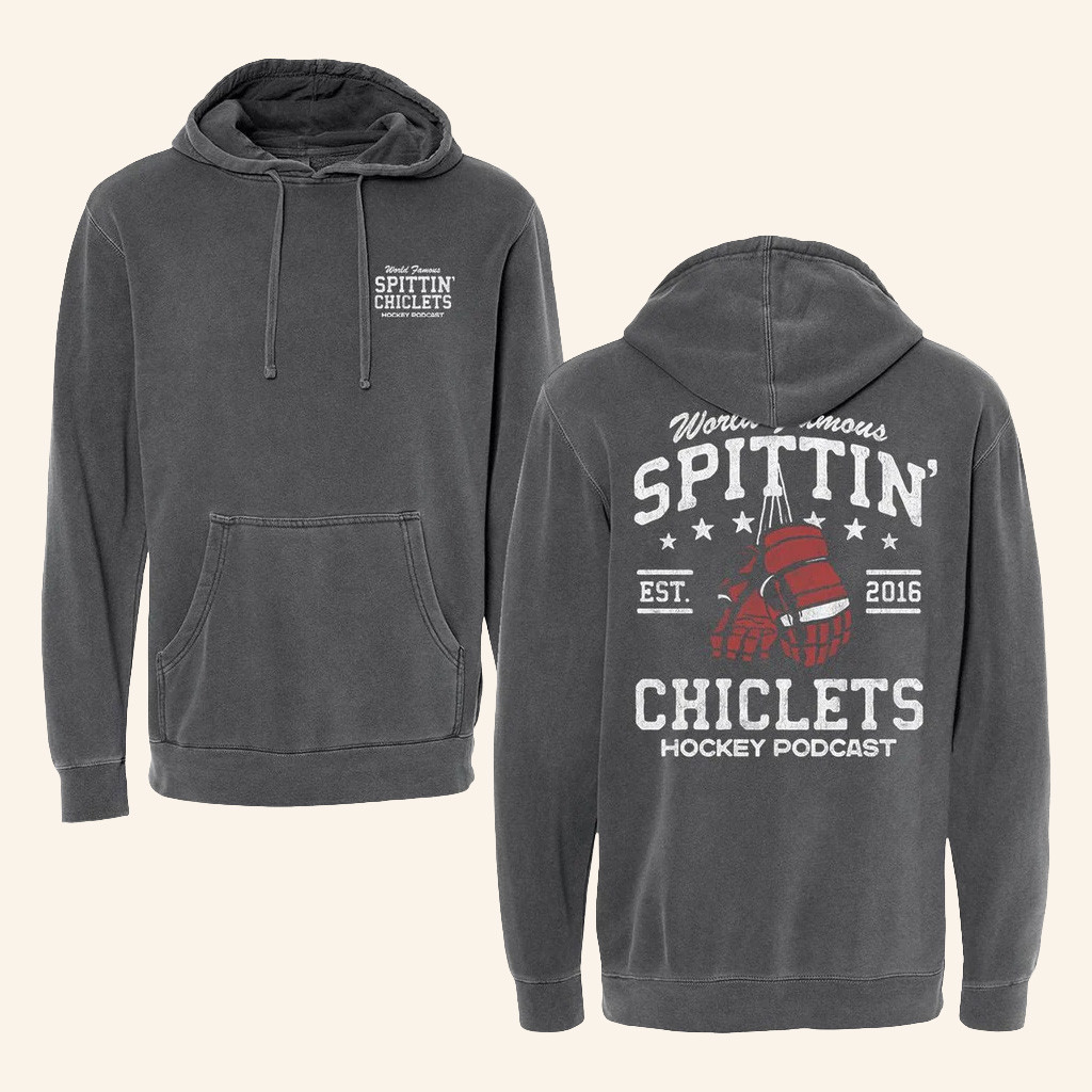 Spittin Chiclets Merch Spittin Chiclets World Famous Hoodie Ice Hockey Christmas Gifts