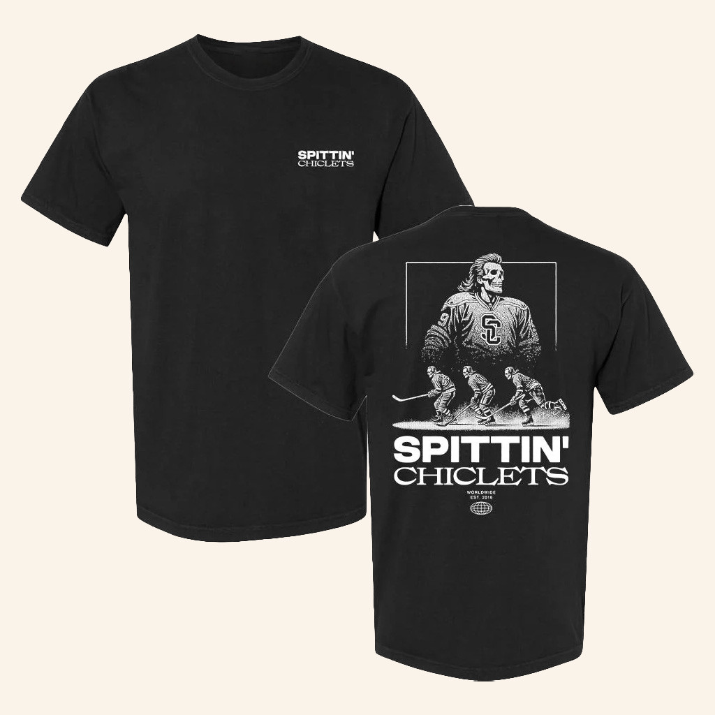 Spittin Chiclets Merch Spittin Chiclets Worldwide T-Shirt Gifts For Ice Hockey Lovers