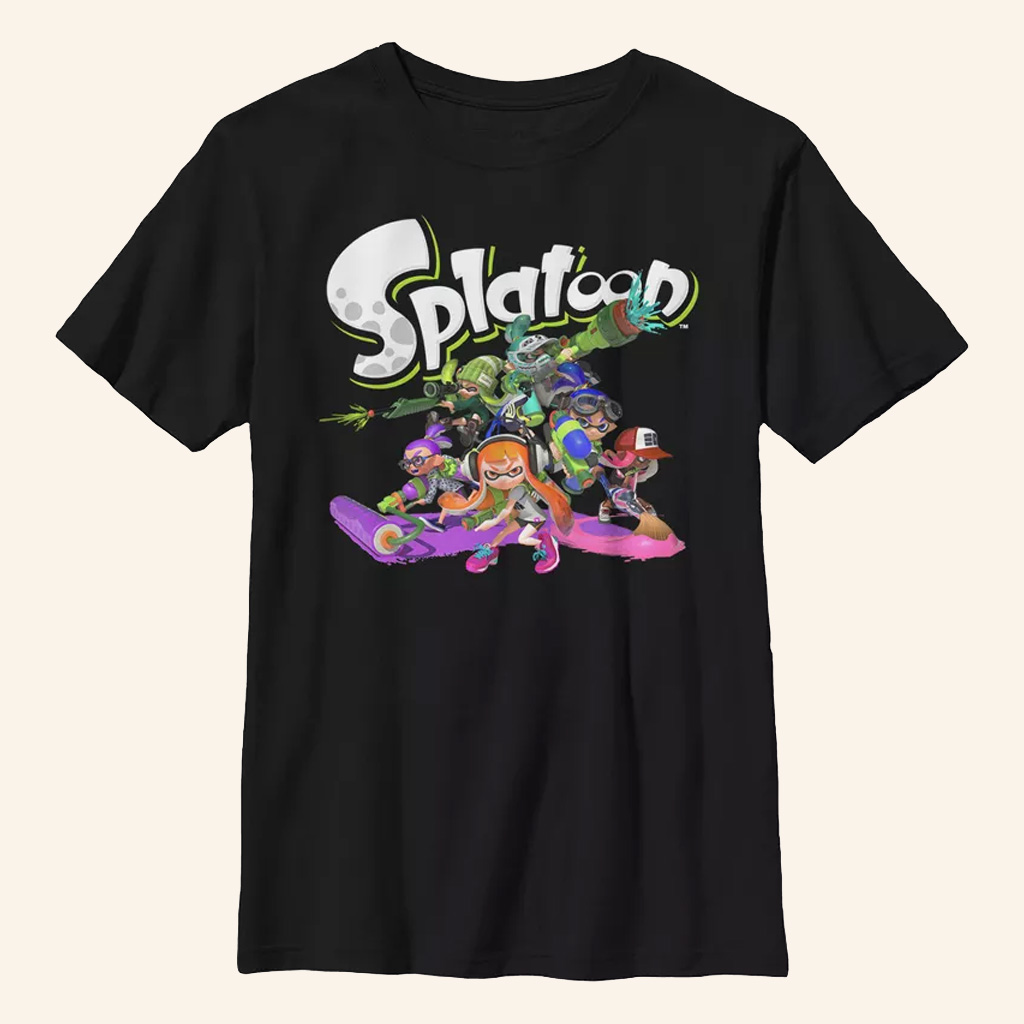 Splatoon Merch Splatoon Inkling Heroes T-Shirt Great Gifts For Son