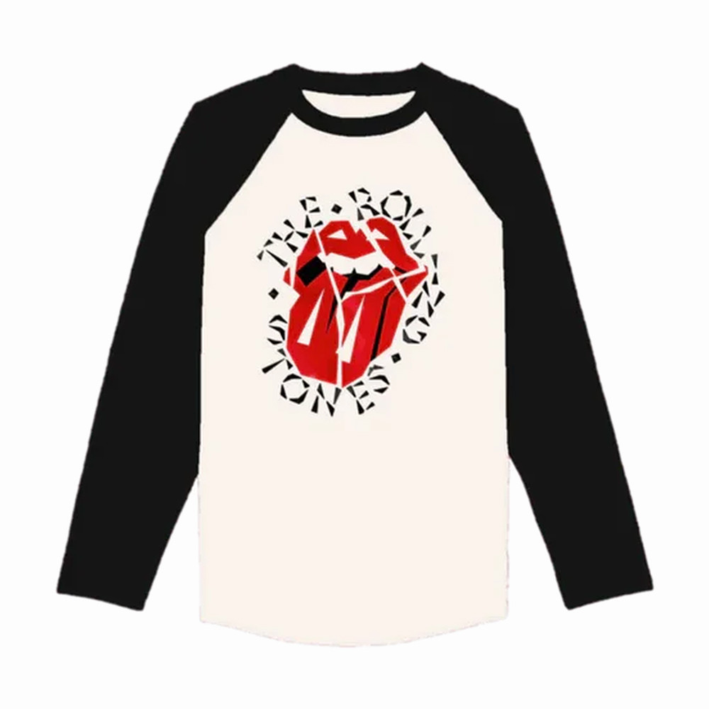 Split Tongue The Rolling Stone Raglan Long Sleeve Shirt Rolling Stone Merch Gift For Music Lovers