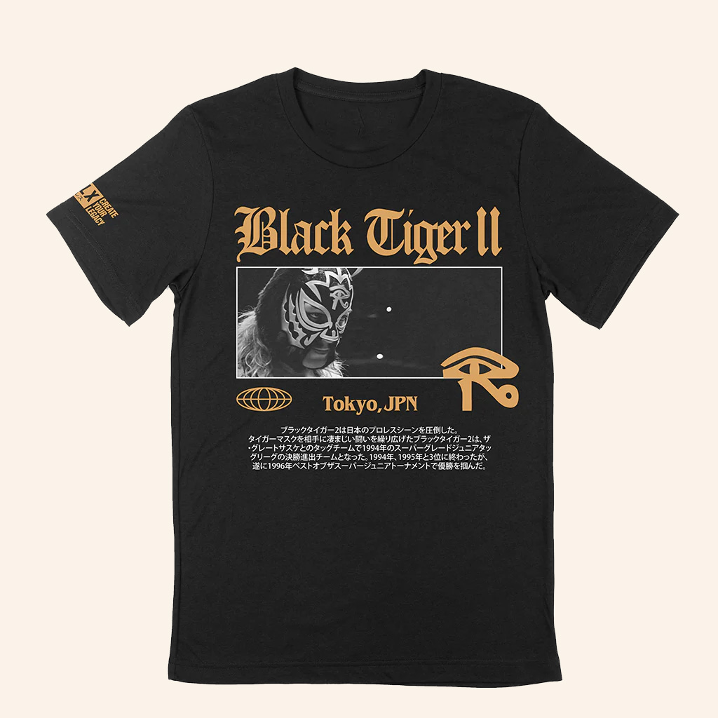 SPLX Apparel Merch Official Black Tiger 2 X SPLX T-Shirt Gifts Ideas For Wrestling Fans