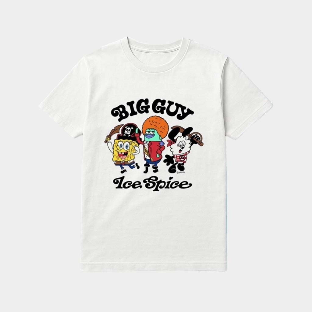 Spongebob Big Guy Ice Spice Shirt SpongeBob SquarePants Merch Gifts For BFF