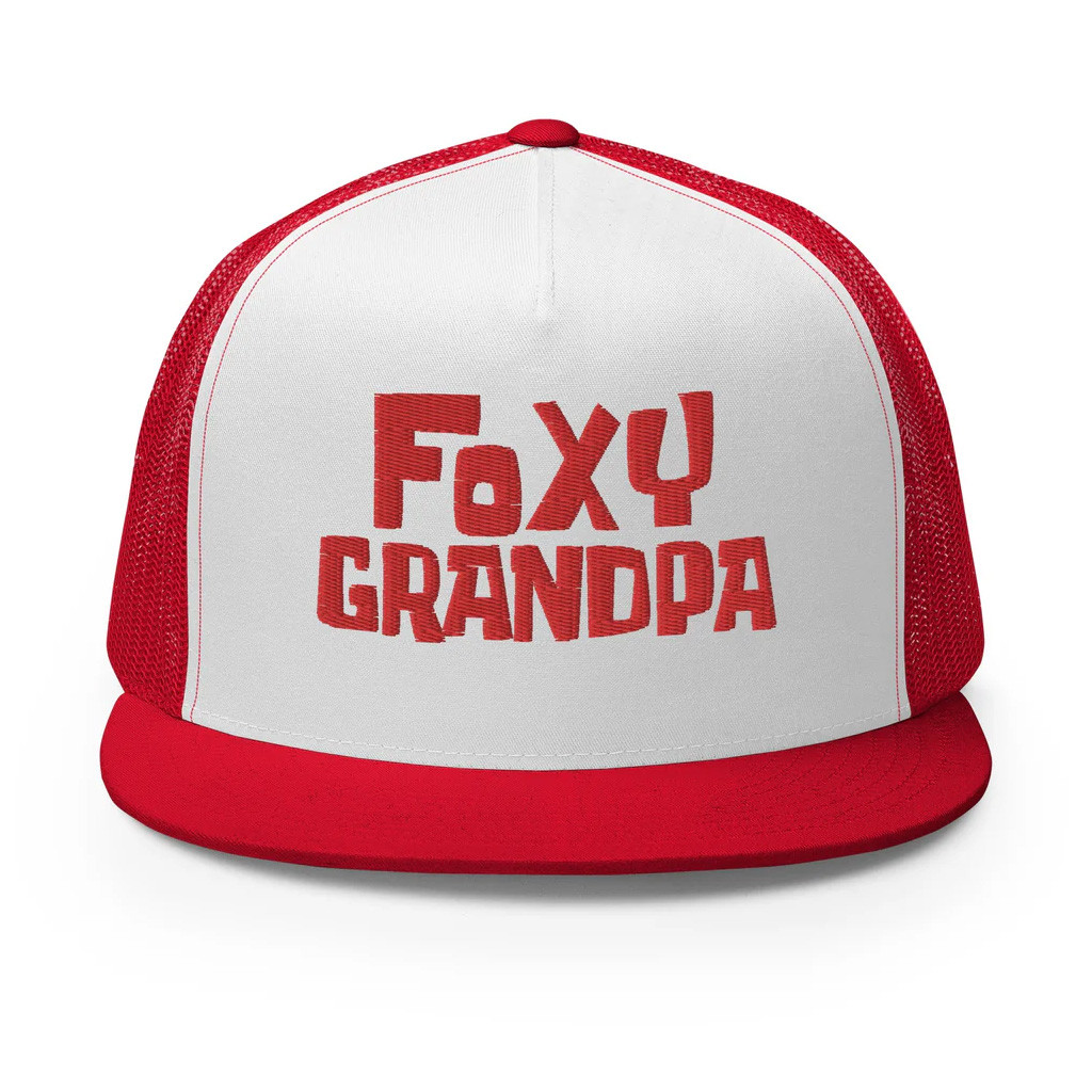 SpongeBob SquarePants Merch Foxy Grandpa Snapback Trucker Hat Best Gifts For Brothers