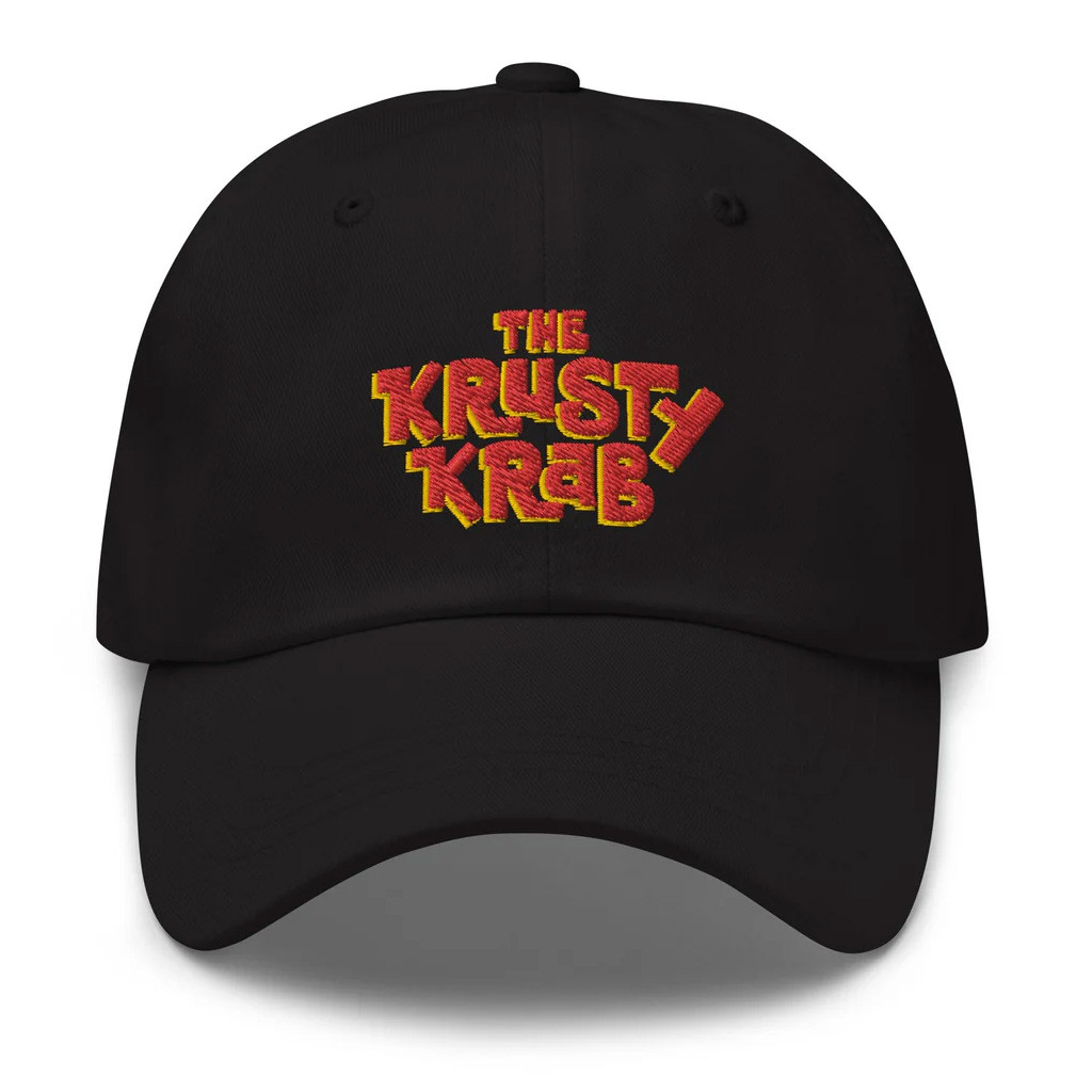 SpongeBob SquarePants Merch The Krusty Krab Embroidered Hat Gifts For Brothers