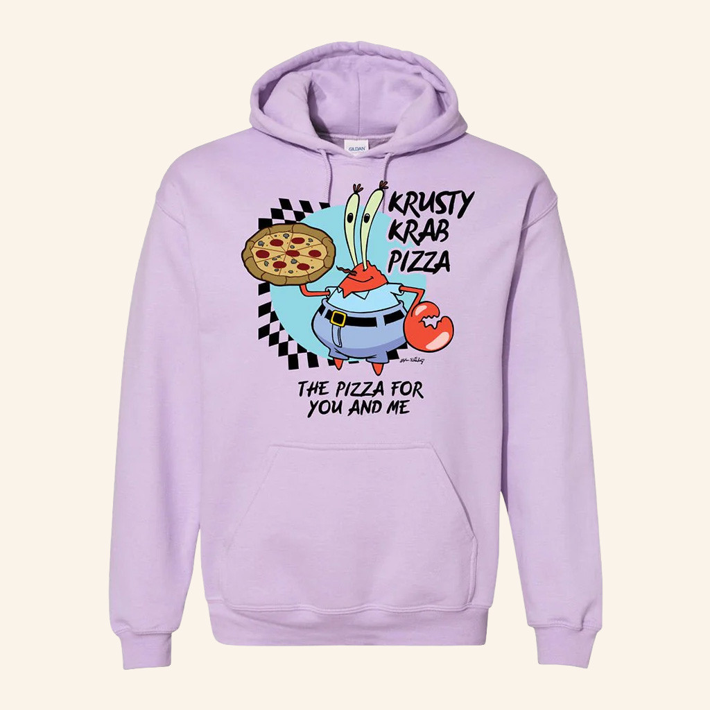 SpongeBob SquarePants Merch The Krusty Krab Pizza Hoodie Birthday Gifts For Daughters