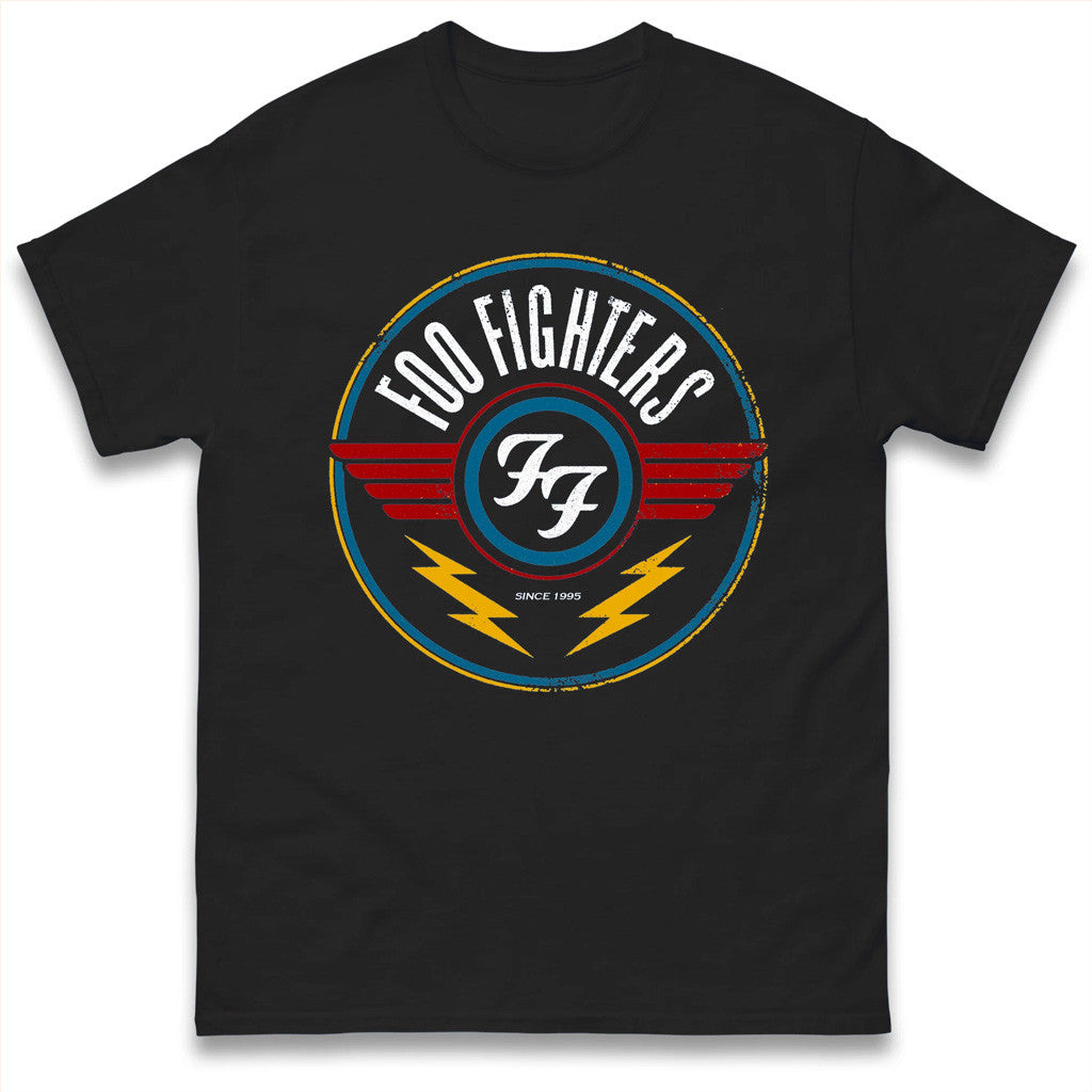 Spoofy Tees Merch Foo Fighters Black T-Shirt Gifts For Friends