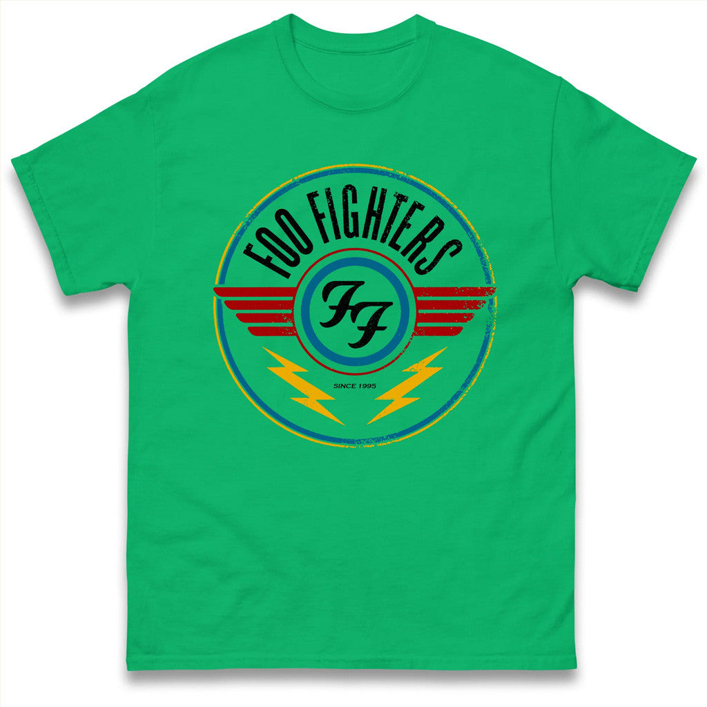 Spoofy Tees Merch Foo Fighters Green T-Shirt Gifts For Friends Spoofy Tees Merch Foo Fighters Green T-Shirt Gifts For Friends
