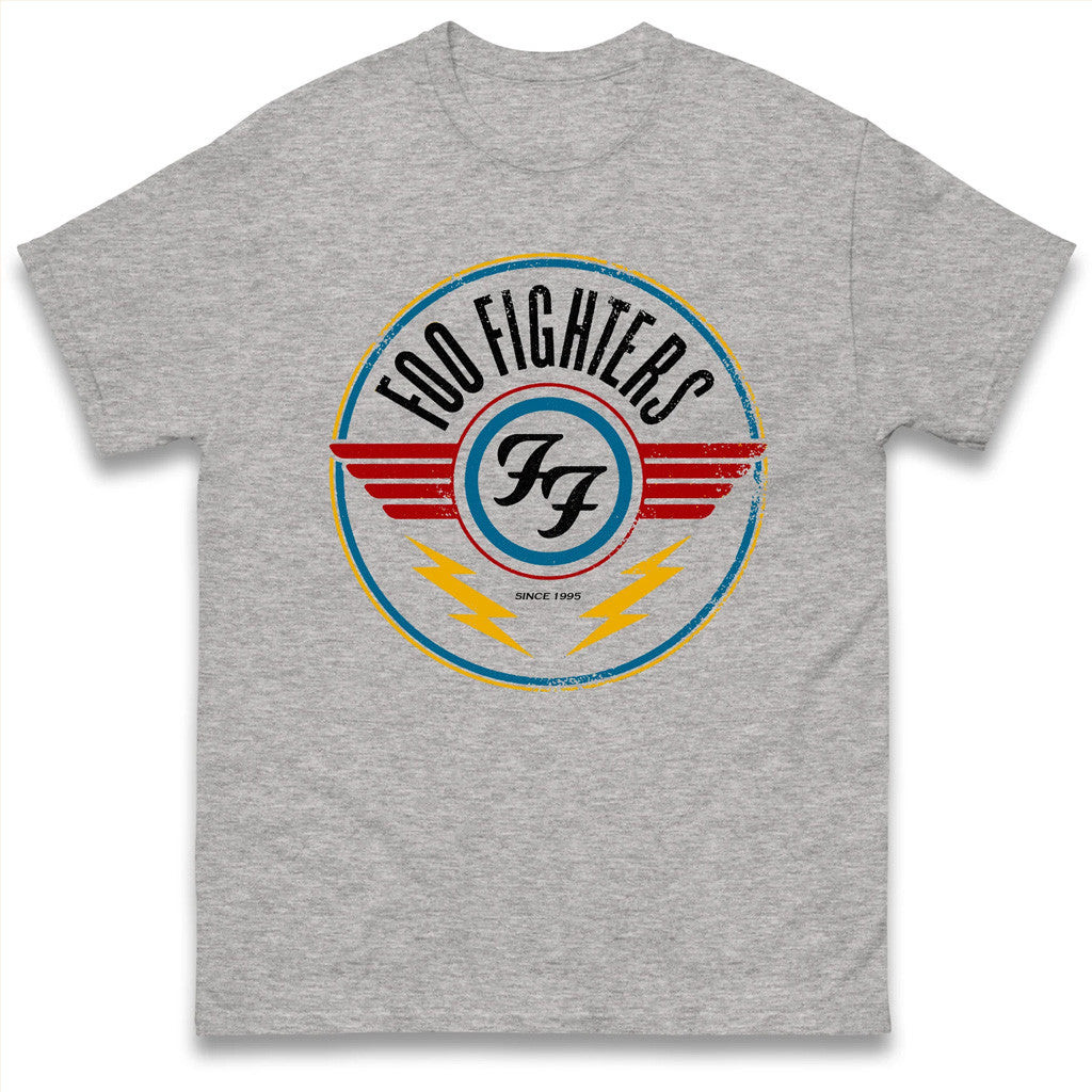 Spoofy Tees Merch Foo Fighters Grey T-Shirt Gifts For Friends Spoofy Tees Merch Foo Fighters Grey T-Shirt Gifts For Friends