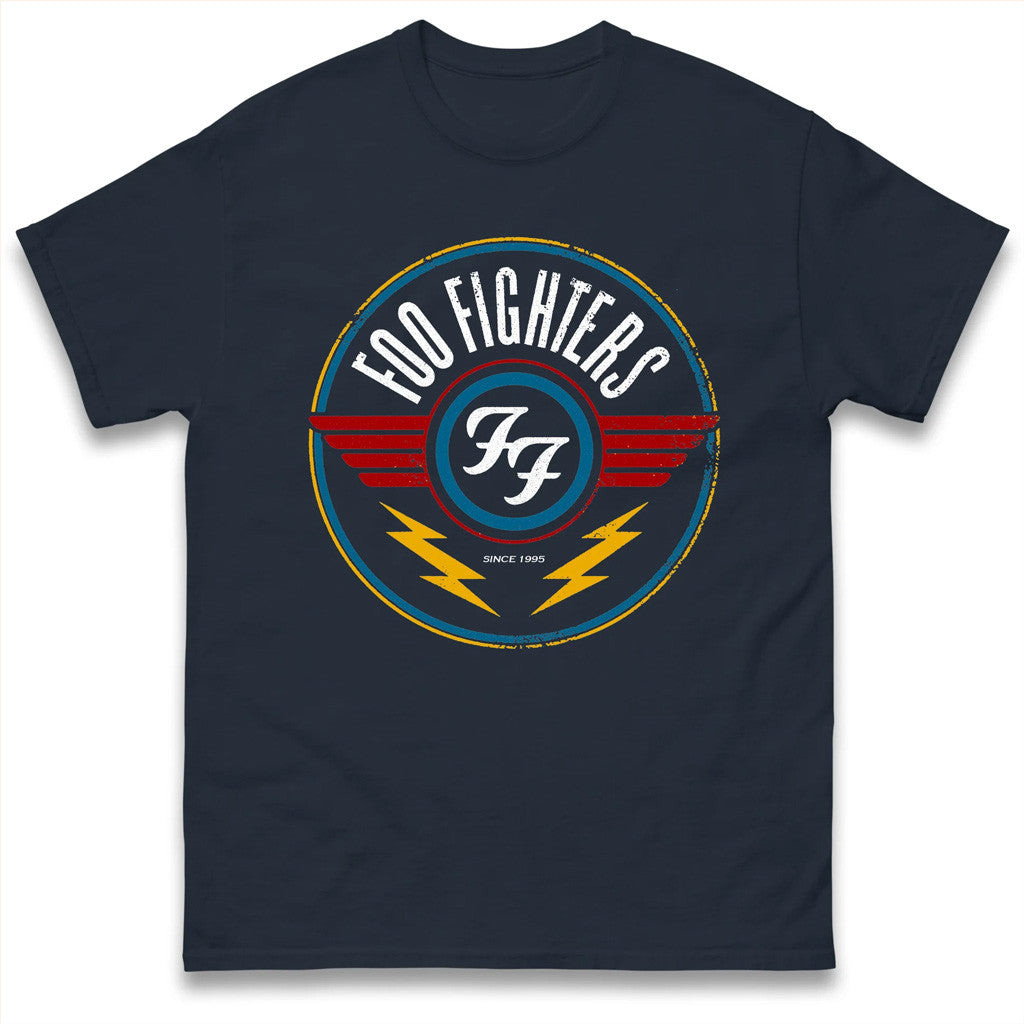 Spoofy Tees Merch Foo Fighters Navy T-Shirt Gifts For Friends Spoofy Tees Merch Foo Fighters Navy T-Shirt Gifts For Friends