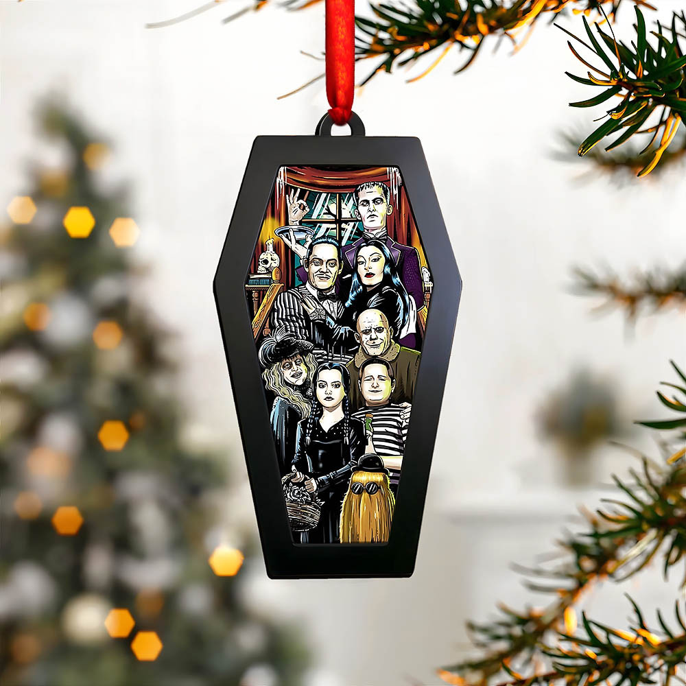 Spooky Family Portrait Ornament Horror Gift For Family Members